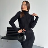 Теплое платье -гольф кашемир качество шикарное