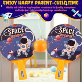 Подвесной пинг-понг: игровой набор с 3 мячами и 2 ракетками / Воздушный пинг-понг / Детский подвесно