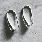 Оригинальные серьги, стерлинговое серебро