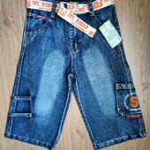 Джинсовые бриджи мальчику 