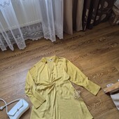 Лимонне плаття - блуза на запах ❤️