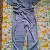 ❤️Красивейший комбинезон на с-м,р.38цвет серо-голубой.с переливом в идеале.❤️