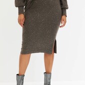 Новая теплая юбочка с блесками. Xxl Тянется