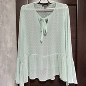 Розпродаж!!! Брендовая красивая шифоновая блуза в отличном состоянии р.18-22