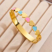 Жорсткий браслет stainless steel нержавіюча сталь 39