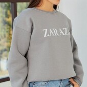 Сірий світшот Zaraza розмір М, Відмінна якість! Останній!