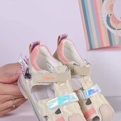 Закриті якісні босоніжки Том.М бежеві