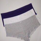 Комплект котонових трусиків з мереживом esmara xxxl