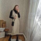 Світлий, теплий сарафан , широкий рубчик❤️