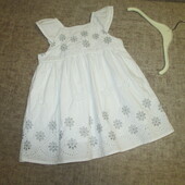 Качество! Натуральное белоснежное платьице на жару в новом состоянии