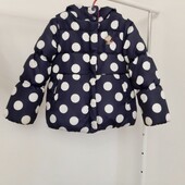 Стильна курточка в горошок