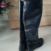 Кожаные сапоги трубы 24-25 стелька