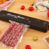 Вакуумный упаковщик для кухни Вакууматор бытовой vacuum sealer Продуктовый вакуумный упаковщик для д