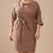 Теплі!!! Замшеві сукні в великих батальних розмірах.