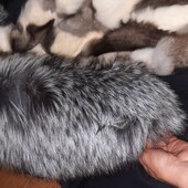 Куртка парка трасформер плащ натуральне хутро розмір М