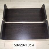 В лоті нова настінна поличка 50×20×10см,1шт.