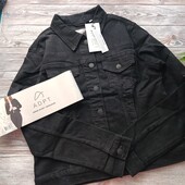 жакет жіночий джинсовий чорний денім ADPT,розмір М.