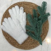 Перчатки білі рукавиці