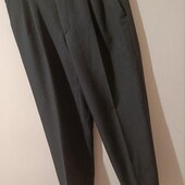 Чорні класичні чоловічі брюки з суміші вовни