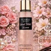 Парфумований спрей для тіла з шимером Victoria's Secret Velvet Petals Shimmer 250 мл