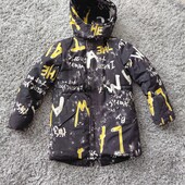 Зимова куртка на р.128-134 в гарному стані