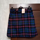 Розпродаж!!! Брендовая новая теплая юбка р.10.