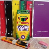 Новий, лот канцтоварів, зошити тільки 2. Гарна якість, із Америки.