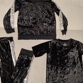 Костюм велюр+ футболка 8/10 років