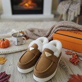 Хіт зими ,зимові лофери автоледі з екозамші на хутрі