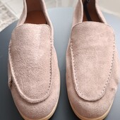 Лоферы натуральный замш оригинал нюанс