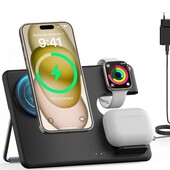 качественное зарядное устройство JoyGeek с MagSafe, зарядная станция 3 в 1