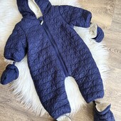 Стильний стьобаний демісезоний комбінезон,