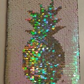 Розпродаж! Блокнот з паєтками Польща 22х15см.