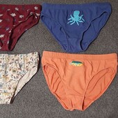 плавки 4 шт хлопчик вік на бірці 5-6  років