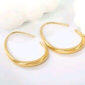 Сережки протяжка кільця, краплі, медзолото