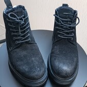 Ботинки зимние натуральный замш