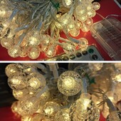 Глобусные гирлянды с двумя видами питания от USB и батареек, 100 шаров Zorela