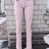 Новые лёгкие брюки весна / осень / лето качество отличное.цвет пудра