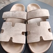 Шлепанцы натуральный замш