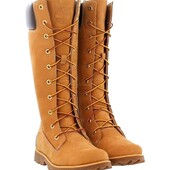 Шкіряні чобітки timberland, р.38.