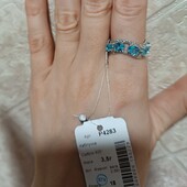 шикарна срібна каблучка