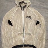 Прозора велосипедна вітровка