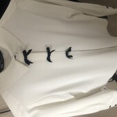 Блуза Zara S біла & рубашка 2025