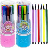 Фломастер в еластичному тубусі 24 кольори 1668-24