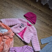Теплі платтячка на флісі + шубки, Мінні ❤️