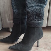 Стильні замшеві чоботи Fashion р36 і 37. В лоті 1 розмір на вибір!