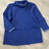 Котонова сукня/туніка з карманами, р.54/56 у відмінному стані