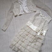 Нова. Красива сукня з болеро на дівчинку 2-3 років