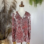 Zara XL шовковиста блузка