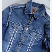 Джинсовая на змейке